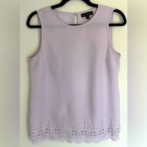 Banana Republic Lavender Cut Out Tank Top Size XS